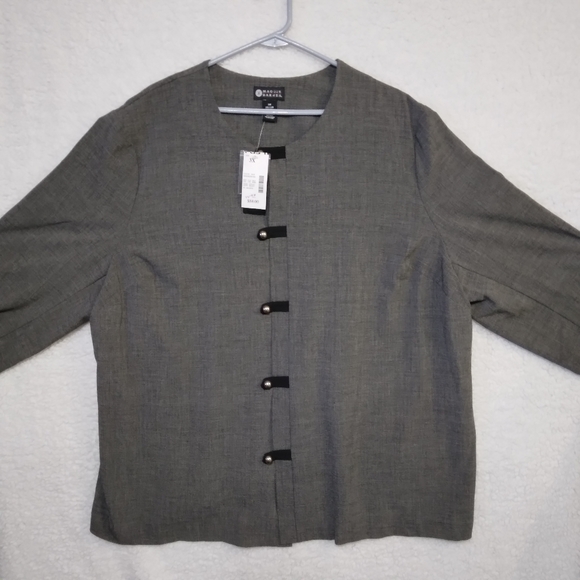 NWT- Maggie Barnes 5 Button Blazer/Jacket, size 3X - Picture 1 of 7